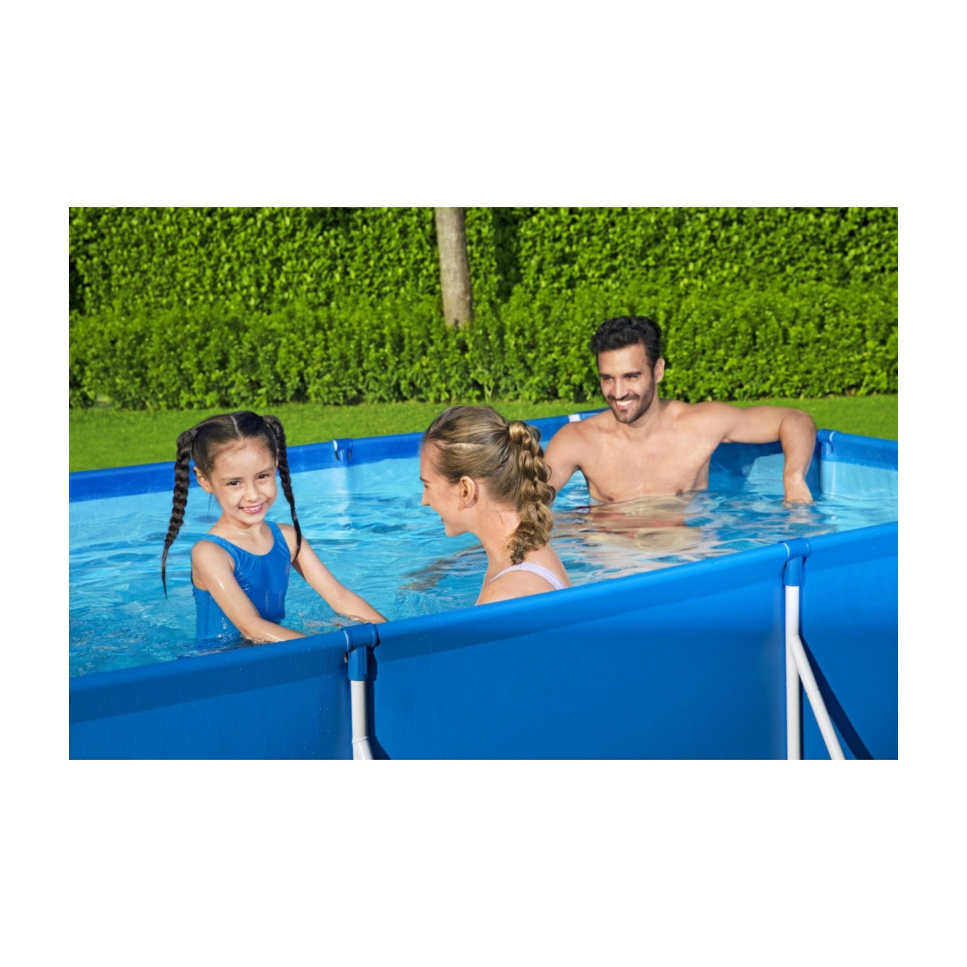 BESTWAY 3v1 Deluxe Steel Pro Steel Pool 300x201x66cm + Pumpa + Filtr