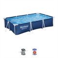Deluxe Steel Pro Steel POOL 300X201X66 Filtr  BESTWAY 3V1 + Čerpadlo + Filtr