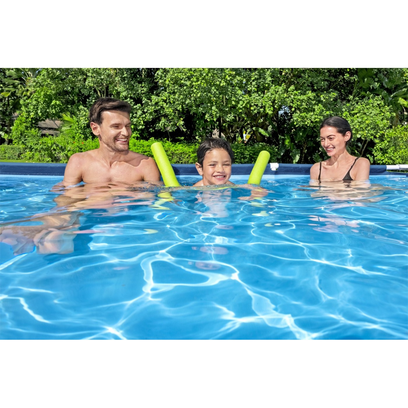 Deluxe Steel Pro Steel POOL 300X201X66 Filtr  BESTWAY 3V1 + Čerpadlo + Filtr