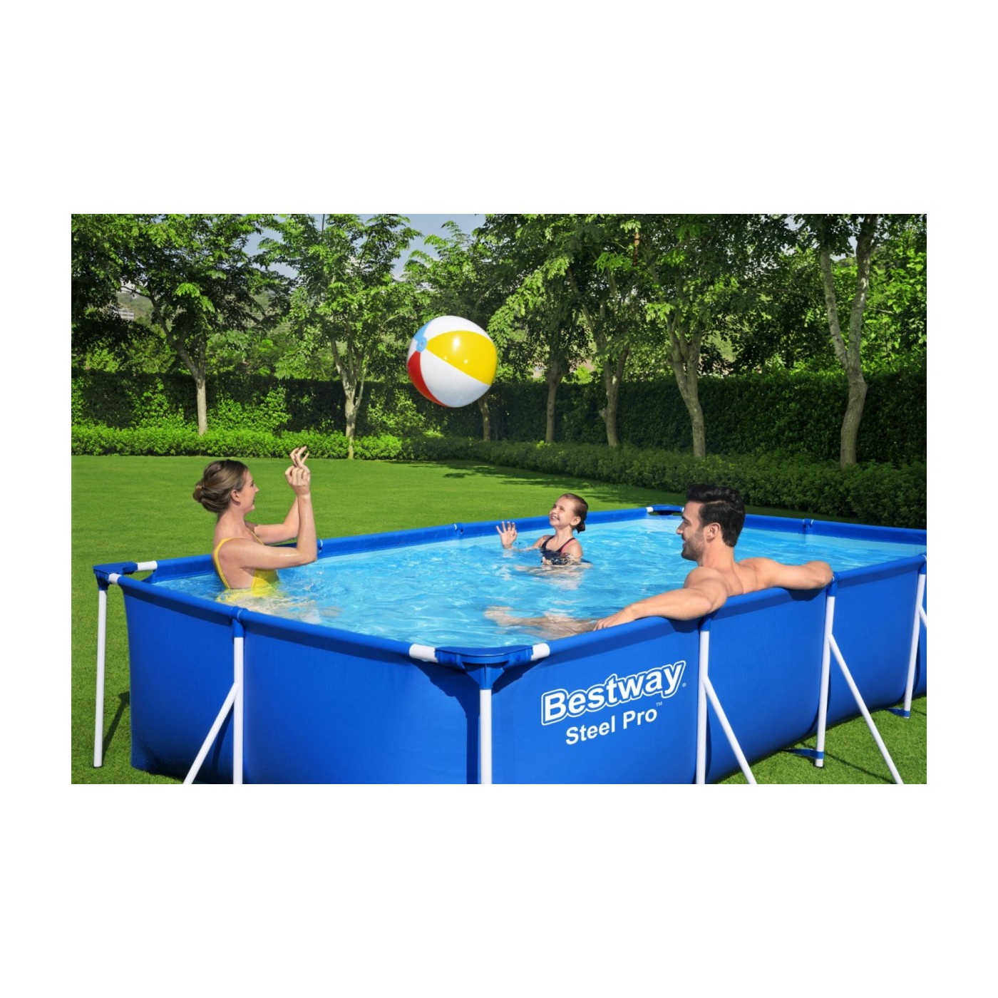 Family Steel Pro BESTWAY OCELOVÝ BAZÉN 400x211x81cm + Opravárenská sada