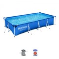 Ocelový BAZÉN BESTWAY Family Steel Pro 3v1 400x211x81cm + čerpadlo + filtr