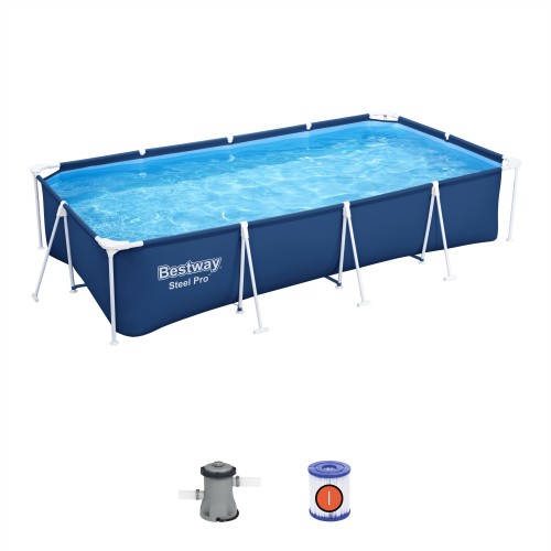 rámový bazén Family Steel Pro 400X211X81 BESTWAY 3v1 + čerpadlo + filtr