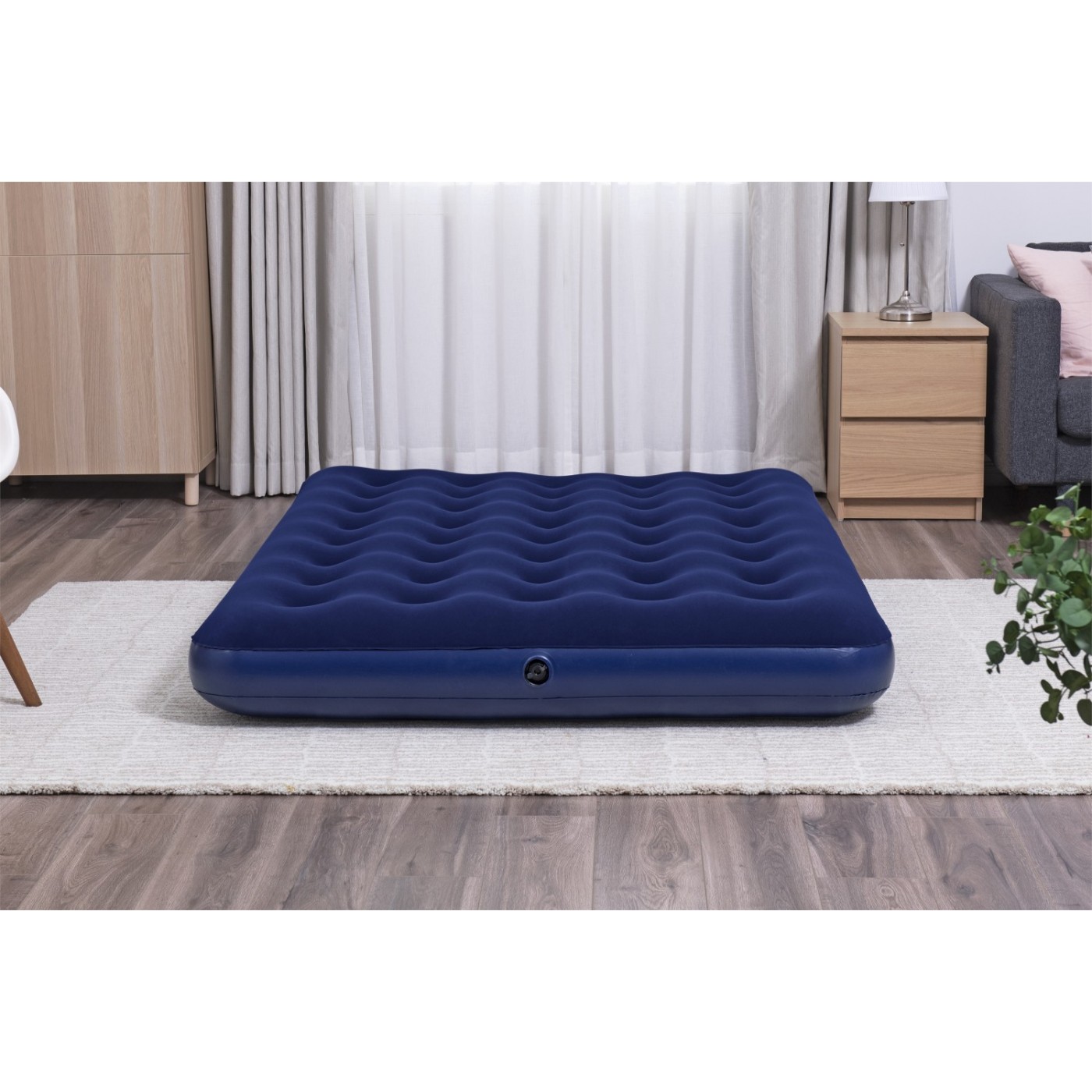 Nafukovací cestovní matrace BESTWAY 191x137x22cm pro 2 osoby Aeroluxe + opravná tyč