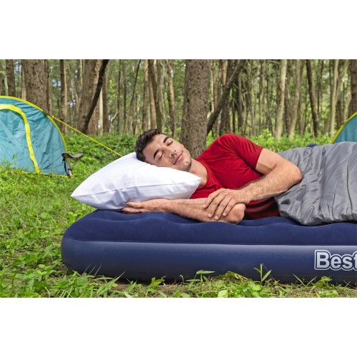 BESTWAY 188x99x22cm nafukovací cestovní matrace na spaní + opravná sada