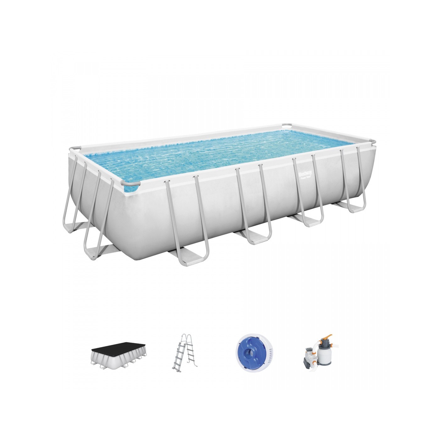 BESTWAY 6v1 rámový bazén Power Steel 549x274x122 18x9FT + pískové čerpadlo