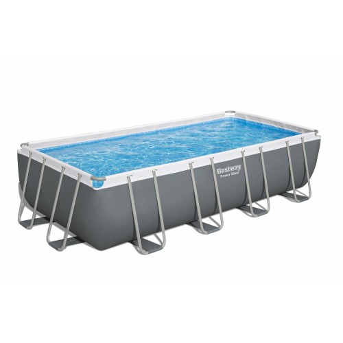 Elektrický ocelový rám bazén 549x274x122 18x9FT BESTWAY 6v1 + pískové čerpadlo