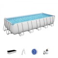 BESTWAY 640x274x132cm 21x9FT 6v1 rámový bazén Power Steel + pískové čerpadlo