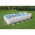 BESTWAY 640x274x132cm 21x9FT 6v1 rámový bazén Power Steel + pískové čerpadlo