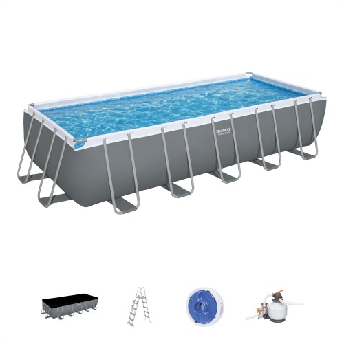 rámový bazén Power Steel 640x274x132 21x9FT BESTWAY 6v1 + Pískové čerpadlo