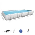 BESTWAY 6v1 rámový bazén Power Steel 956x488x132cm 31x16FT + pískové čerpadlo