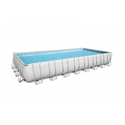 BESTWAY 6v1 rámový bazén Power Steel 956x488x132cm 31x16FT + pískové čerpadlo