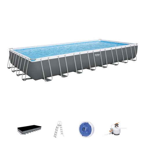 rámový bazén Power Steel 956x488x132 31x16FT BESTWAY 6v1 + Pískové čerpadlo