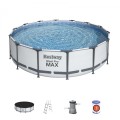 Steel Pro MAX Rack Pool 427x107cm 14ft BESTWAY 5v1 + Příslušenství