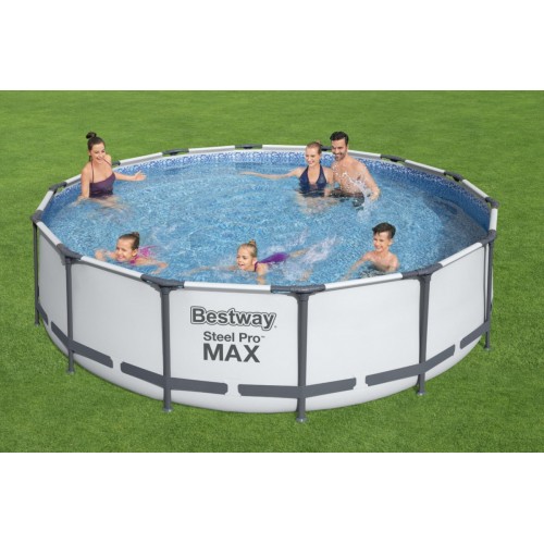 Steel Pro MAX Rack Pool 427x107cm 14ft BESTWAY 5v1 + Příslušenství