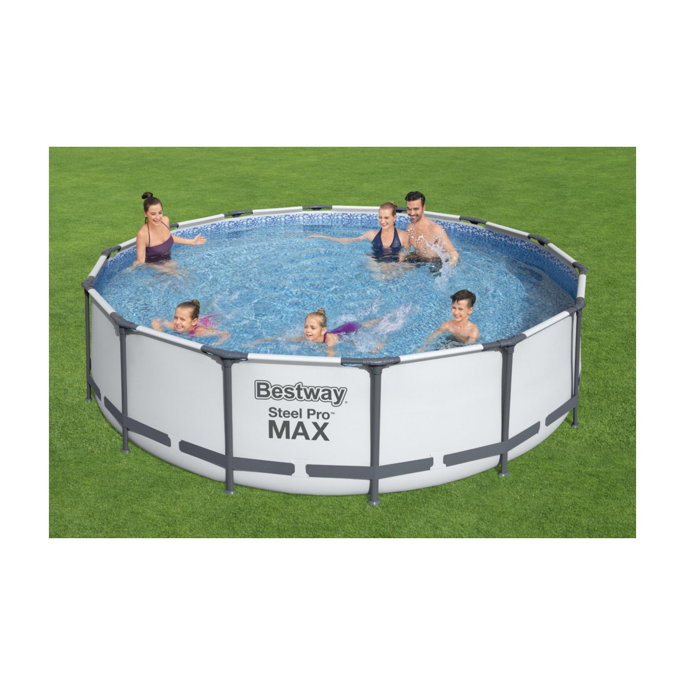 Steel Pro MAX Rack Pool 427x107cm 14ft BESTWAY 5v1 + Příslušenství