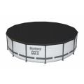 Steel Pro MAX 457x107 15 stop ocelový BAZÉN ŠEDÝ BESTWAY 5v1 + příslušenství