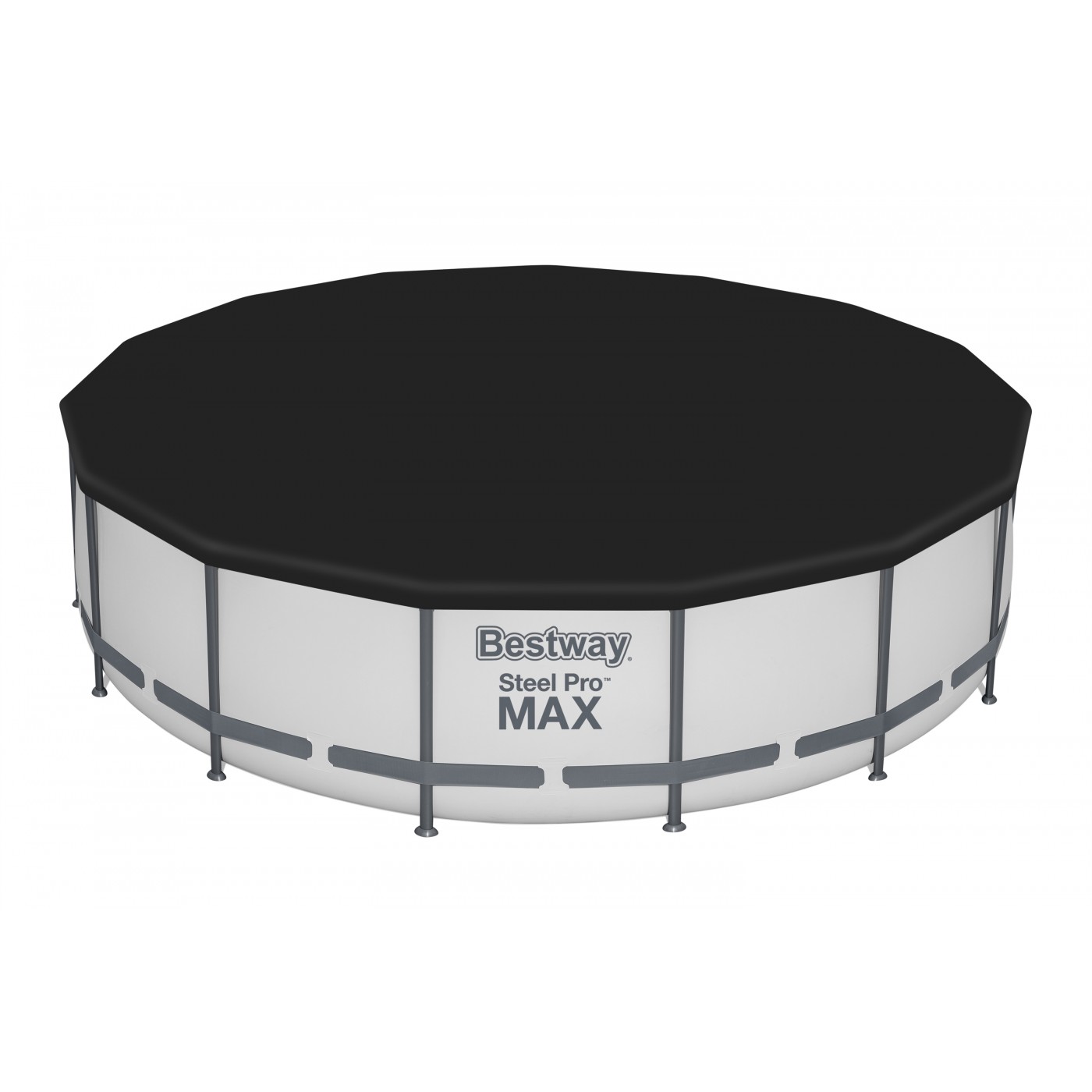 Steel Pro MAX 457X107 15 stop BESTWAY 5v1 Rack Bazénové čerpadlo Žebříkový kryt