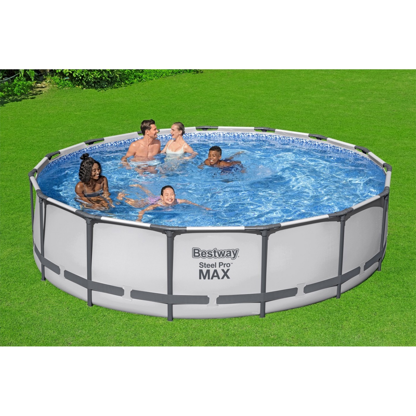 Steel Pro MAX 457X107 15 stop BESTWAY 5v1 Rack Bazénové čerpadlo Žebříkový kryt
