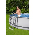 Steel Pro MAX 457X107 15 stop BESTWAY 5v1 Rack Bazénové čerpadlo Žebříkový kryt