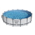 Steel Pro MAX 457X107 15 stop BESTWAY 5v1 Rack Bazénové čerpadlo Žebříkový kryt