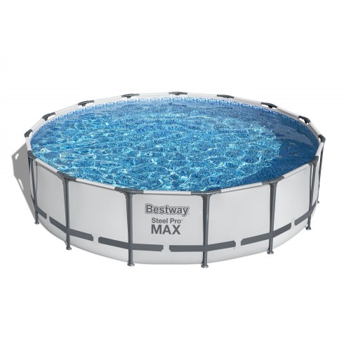 Steel Pro MAX 457X107 15 stop BESTWAY 5v1 Rack Bazénové čerpadlo Žebříkový kryt