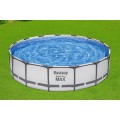 Steel Pro MAX 457X107 15 stop BESTWAY 5v1 Rack Bazénové čerpadlo Žebříkový kryt