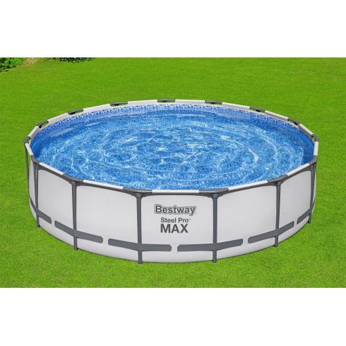 Steel Pro MAX 457X107 15 stop BESTWAY 5v1 Rack Bazénové čerpadlo Žebříkový kryt