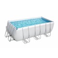 BESTWAY 5v1 rámový bazén Power Steel 412x201x122cm 13x6FT + pískové čerpadlo