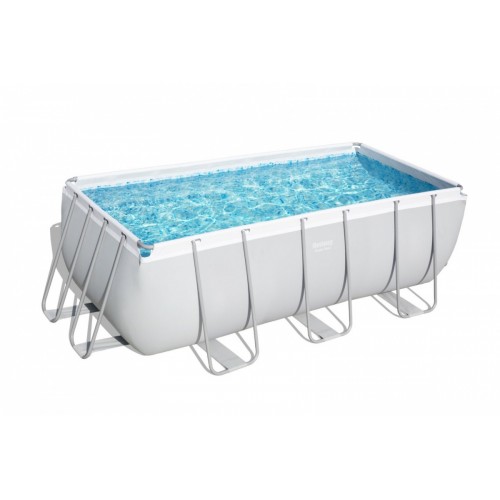 BESTWAY 5v1 rámový bazén Power Steel 412x201x122cm 13x6FT + pískové čerpadlo