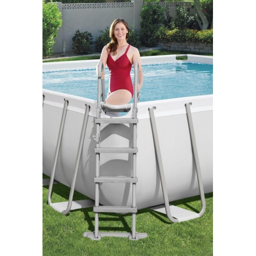 BESTWAY 5v1 rámový bazén Power Steel 412x201x122cm 13x6FT + pískové čerpadlo