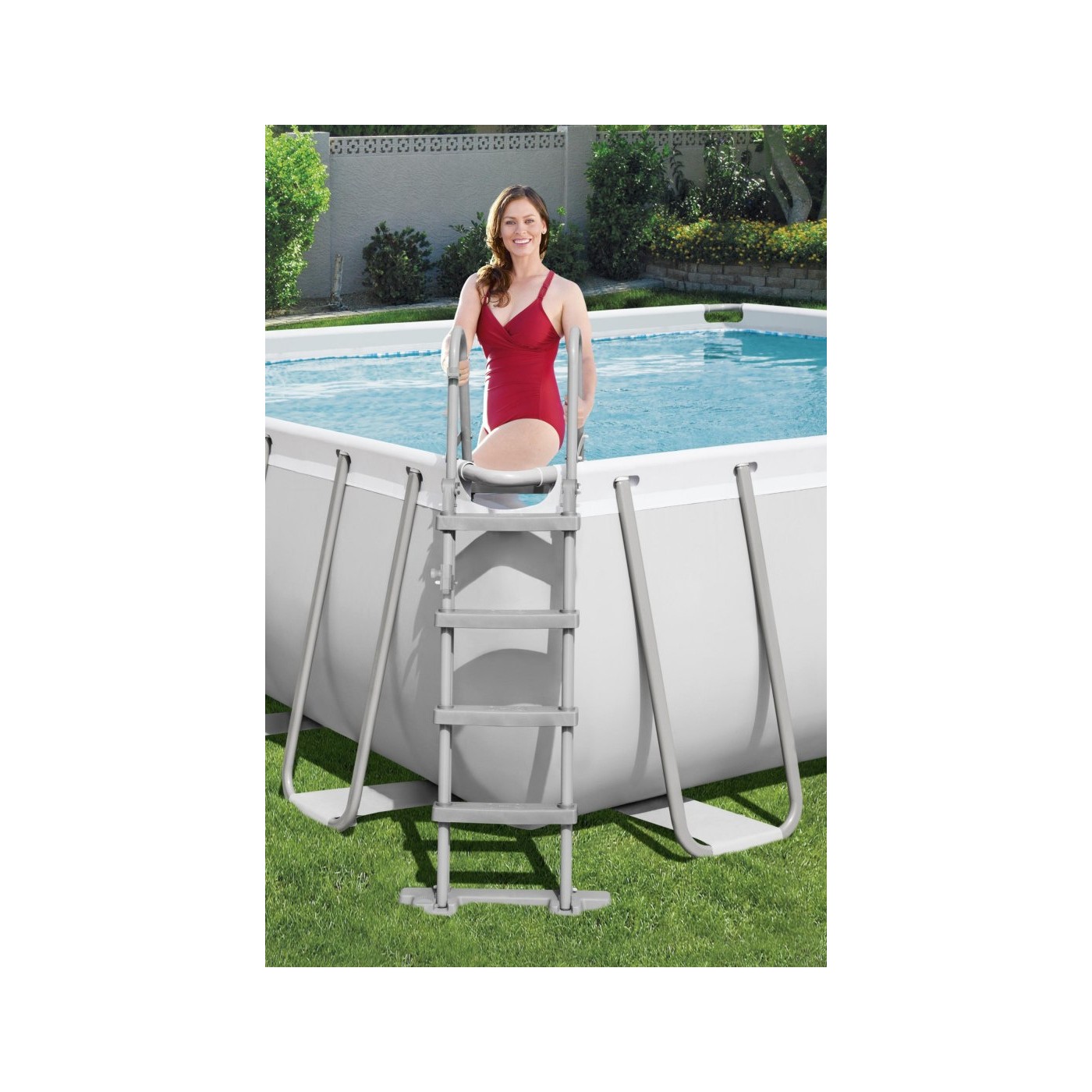BESTWAY 5v1 rámový bazén Power Steel 412x201x122cm 13x6FT + pískové čerpadlo