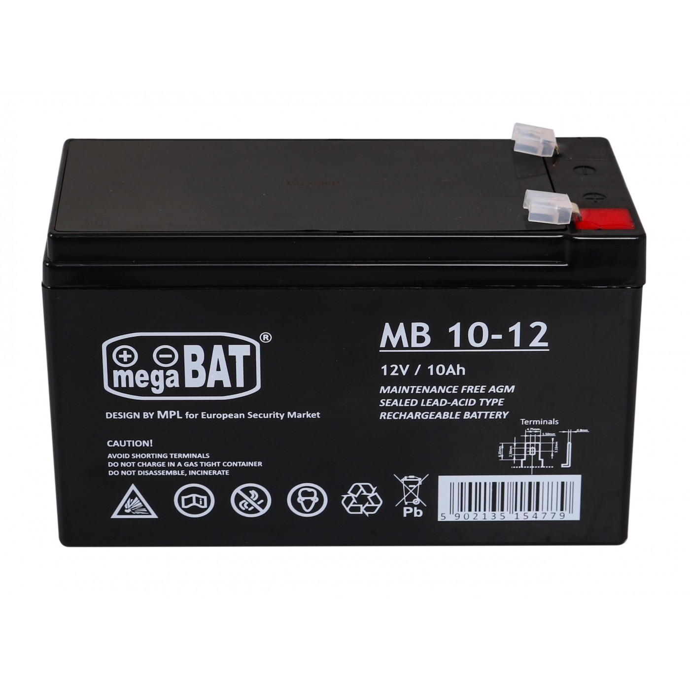 12V/10Ah gelová baterie pro dětská elektrická vozidla Náhradní díl