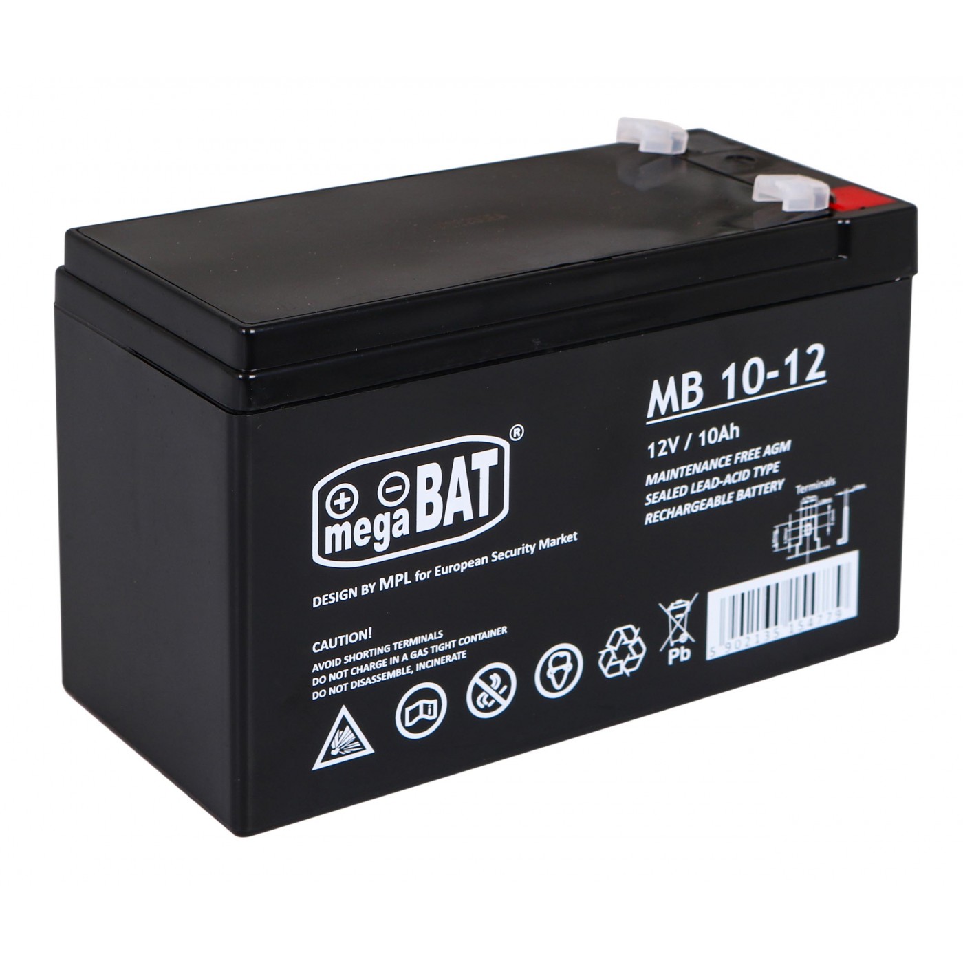 12V/10Ah gelová baterie pro dětská elektrická vozidla Náhradní díl