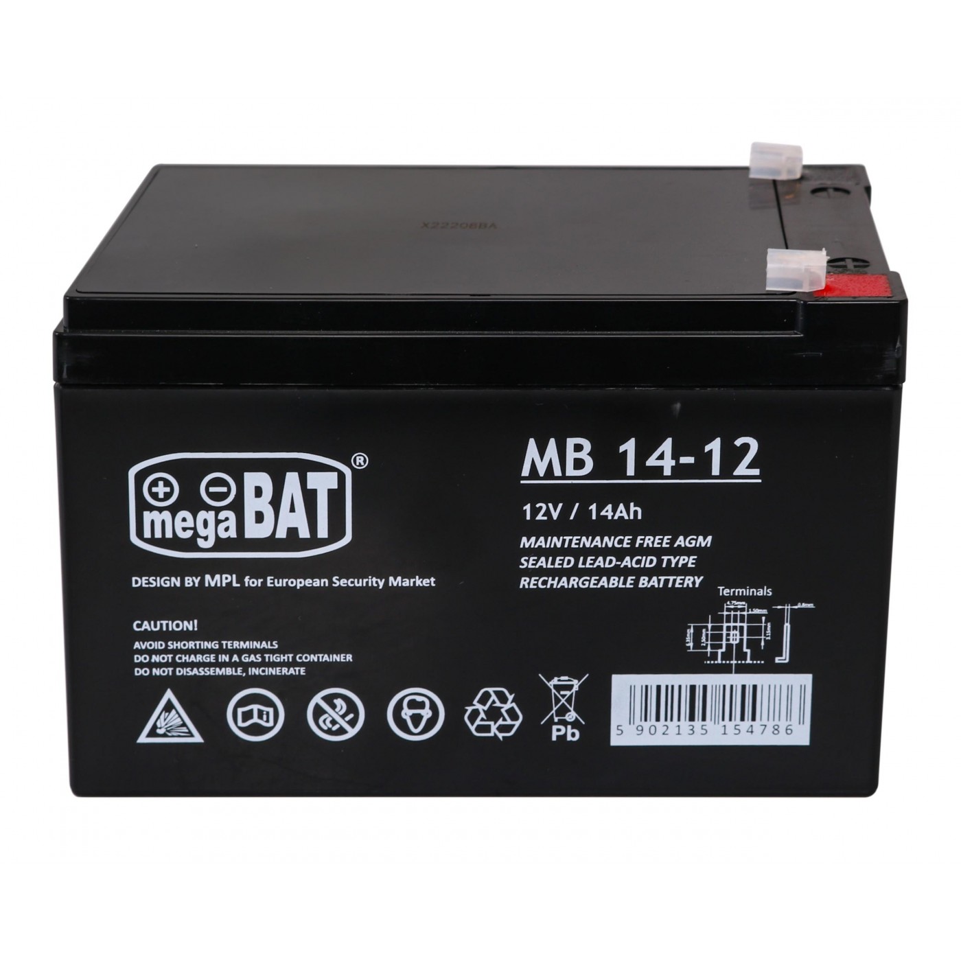 12V/14Ah gelová baterie pro dětská elektrická vozidla Náhradní díl