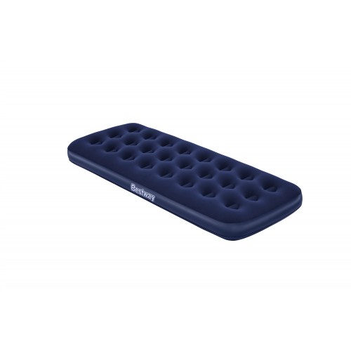 Nafukovací cestovní matrace na spaní BESTWAY Flocked 185x76x22cm + opravná sada