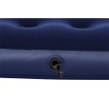 Nafukovací cestovní matrace na spaní BESTWAY Flocked 185x76x22cm + opravná sada