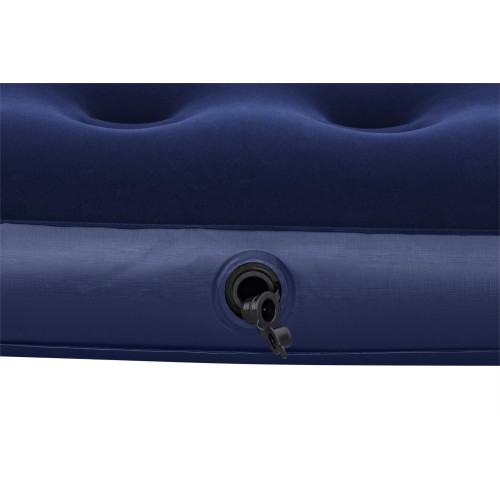 Nafukovací cestovní matrace na spaní BESTWAY Flocked 185x76x22cm + opravná sada