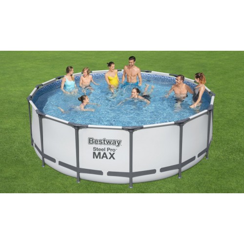 BESTWAY Steel Pro MAX 5in1 Rack BAZÉN 427x122cm 14ft + příslušenství