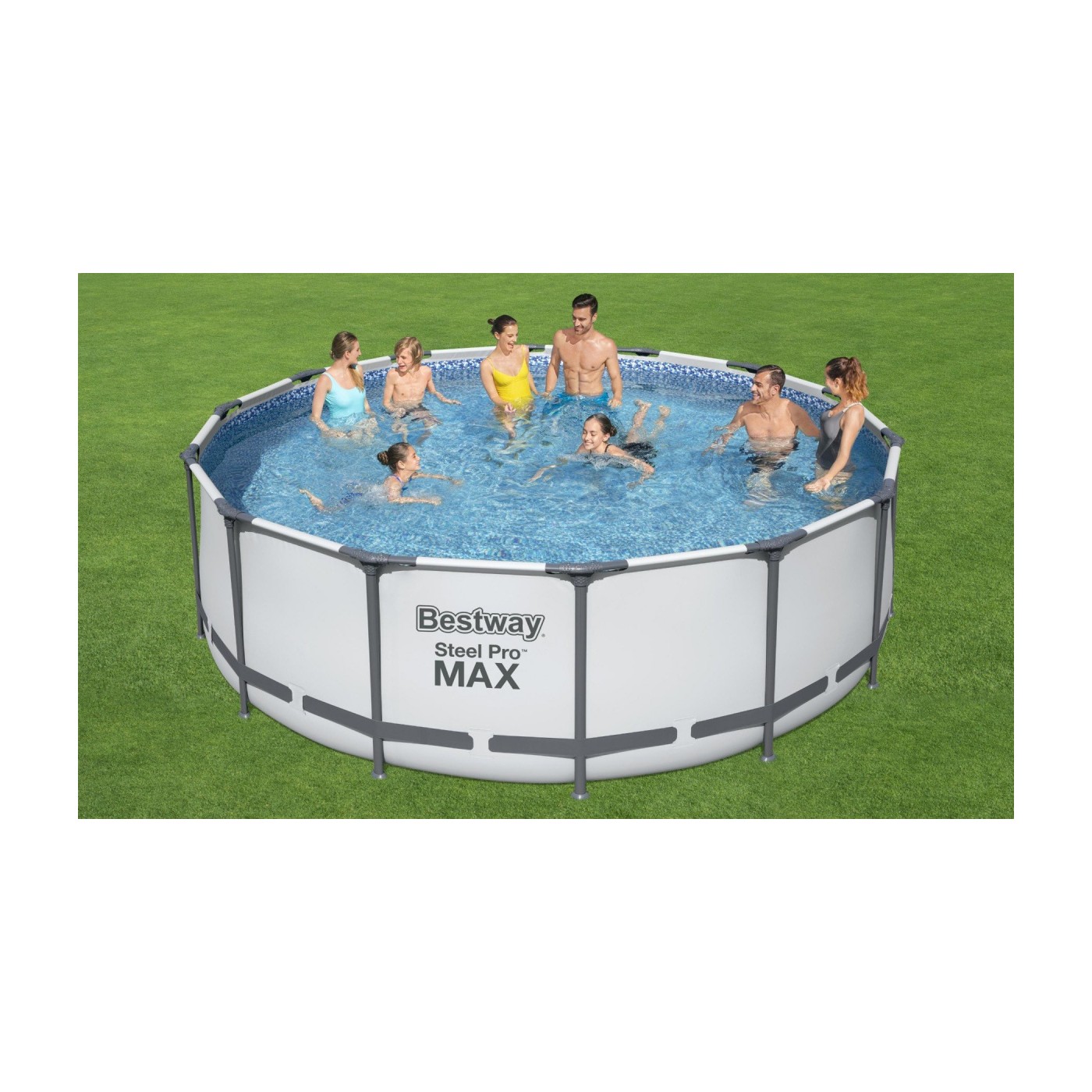 BESTWAY Steel Pro MAX 5in1 Rack BAZÉN 427x122cm 14ft + příslušenství