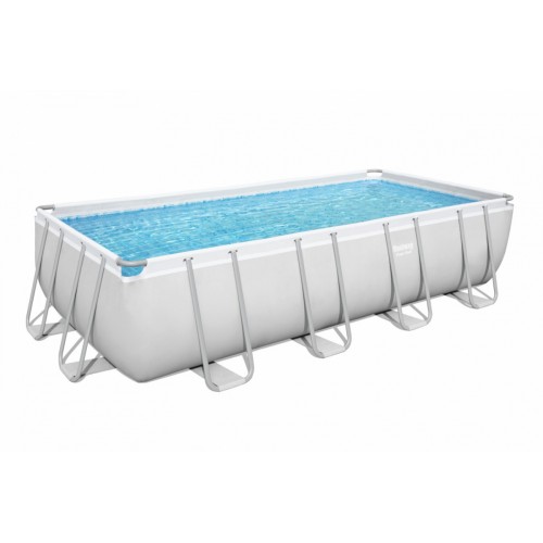 BAZÉN s ocelovým rámem BESTWAY 6v1 Power 488x244x122cm 16x8FT + pískové čerpadlo + příslušenství