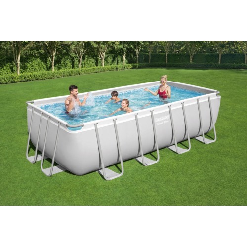 BAZÉN s ocelovým rámem BESTWAY 6v1 Power 488x244x122cm 16x8FT + pískové čerpadlo + příslušenství