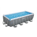 Power Steel Frame Pool 488x244x122 16x8FT BESTWAY 6v1 + Pískové čerpadlo