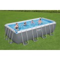 Power Steel Frame Pool 488x244x122 16x8FT BESTWAY 6v1 + Pískové čerpadlo