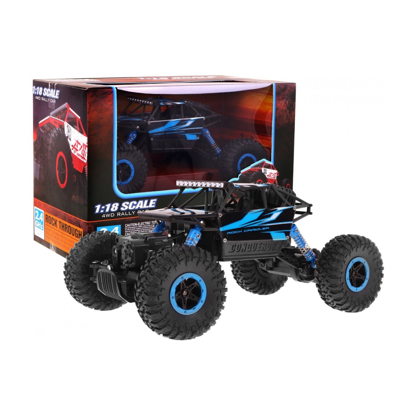 Autíčko HB-P1802 Crawler R C 2,4 Ghz modré