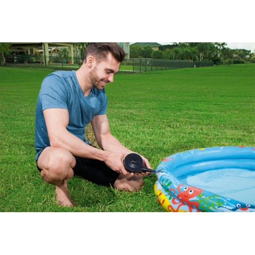 Nafukovací dětský bazén 3v1 122x20cm MARINE BESTWAY + Nafukovací kruh + Plážový míč