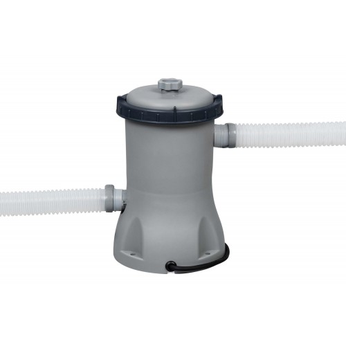 rámový bazén Power Steel 404x201x100 Tmavě šedá 13x6FT BESTWAY 6v1 + Pumpa + Žebřík