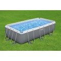 rámový bazén Power Steel 404x201x100 Tmavě šedá 13x6FT BESTWAY 6v1 + Pumpa + Žebřík