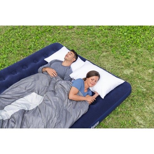 BESTWAY 203x183x22cm nafukovací matrace na spaní pro 2 osoby + opravná sada
