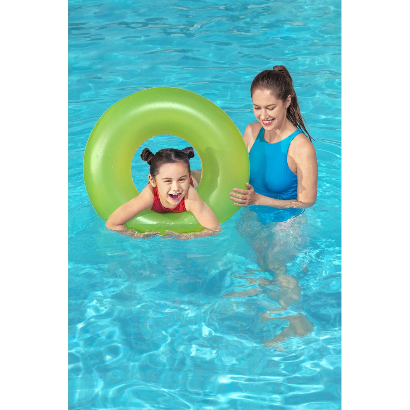 Dětské plavecké kolo BESTWAY neonově zelené 76 cm