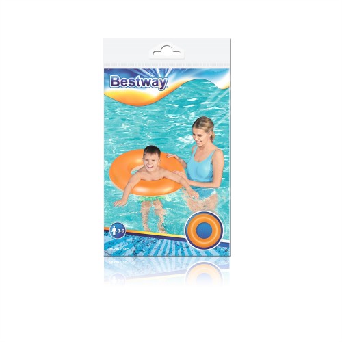 DĚTSKÝ plavecké kolo oranžové BESTWAY 76 cm